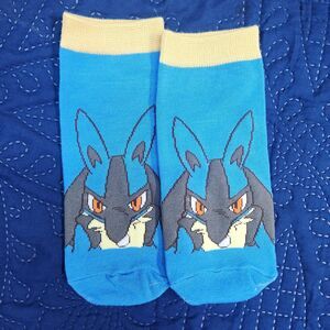 Pokémon Japan Lucario Womens Socks Size Medium 9-11 1 Pair